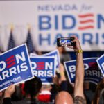 Kamala Harris Instagram - Nevada is a reflection of America. That is why you are the first primary state in the West. Visit the link in my bio to make your plan to vote.