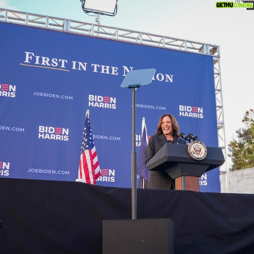 Kamala Harris Instagram - In 2020, the people of South Carolina showed up to vote. You convinced your friends, family members, neighbors, and coworkers of the power of their vote. It is because of that work that @JoeBiden and I are in the White House. Let's do it again today.