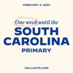 Kamala Harris Instagram - Only one week until the South Carolina primary. That’s just one week to make your plan to vote for @JoeBiden and me. Don’t miss your chance to make your voice heard.