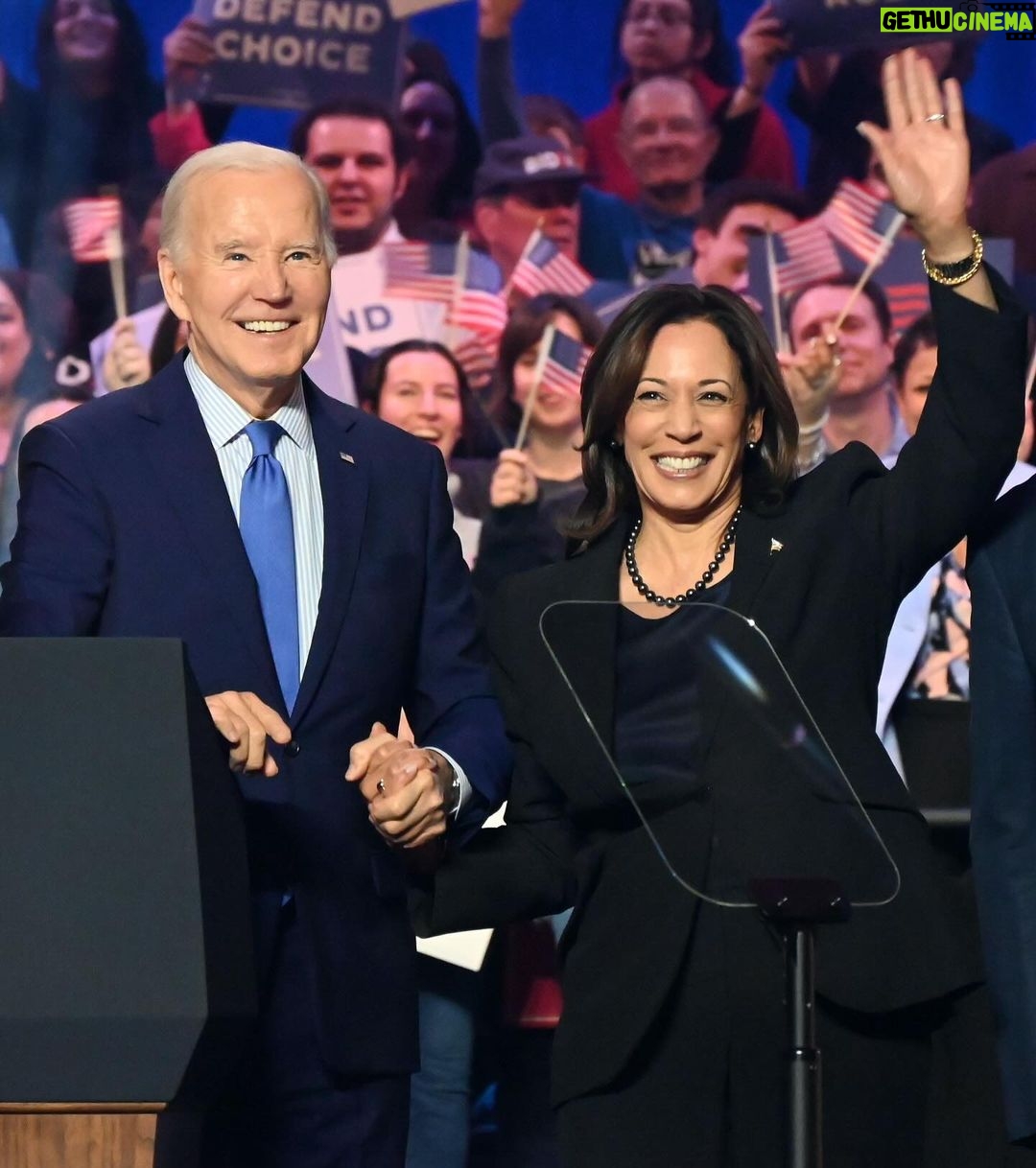 Kamala Harris Instagram - We are in the fight with you to protect reproductive freedoms for all Americans.