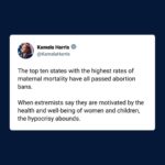 Kamala Harris Instagram - The hypocrisy abounds.