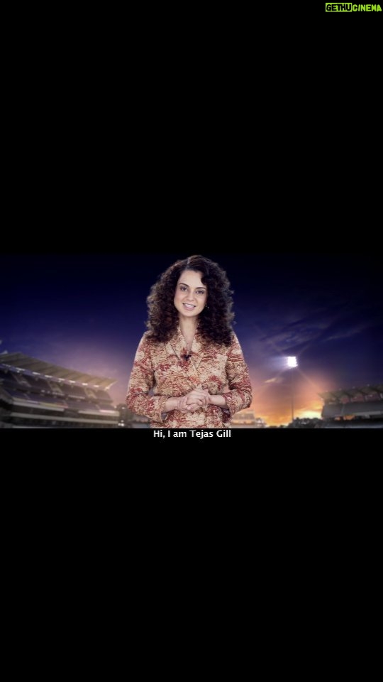 Kangana Ranaut Instagram - Catch @kanganaranaut as Tejas Gill, as we discuss #TeamIndia and their strategy against #Afghanistan for their upcoming clash! Tune-in to #JindalPanther #CricketLive before #INDvAFG in #WorldCupOnStar Tomorrow, 12:30 PM onwards | Star Sports Network #CWC23 #Cricket