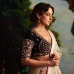 Kangana Ranaut Instagram - She is the wisdom of the winds, she is the glow of the moon, she is the warmth of the fire and she is the calm of the sky … She is Chandramukhi… Ready for the grand audio launch ..