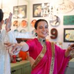 Kangana Ranaut Instagram - Sharing some precious moments from Ritu Ranaut’s Godbharai… Our hearts are full and we all are eagerly awaiting the arrival of Baby Ranaut … thanks for all your well wishes and blessings 🙏 🧿🧿🧿