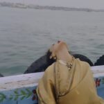 Kangana Ranaut Instagram - Floating over the submerged ancient city of Dwarika, why is this place so intoxicating ♥️ Hare Krishna #dwarikadhish❤