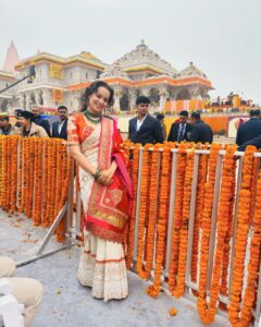 Kangana Ranaut Instagram - Yehi janmbhumi hai param pujya Shri Ram ki… Jai Shri Ram 🚩