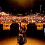 Kanika Kapoor Instagram - Look at the stars look how they shine for you ✨ Celebrating #diwali in #abudhabi 🪔✨ #kanikakapoor Live Abu Dhabi, United Arab Emirates