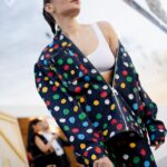 Kanika Kapoor Instagram - Thank you @louisvuitton for having me.. #parisfashionweek #pfw2023 #louisvuitton #yayoikusama #paris #kanikakapoor Styling/ assisted @purna02 Skin prep - @dr_marwaali Paris, France