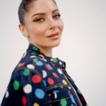 Kanika Kapoor Instagram - Thank you @louisvuitton for having me.. #parisfashionweek #pfw2023 #louisvuitton #yayoikusama #paris #kanikakapoor Styling/ assisted @purna02 Skin prep - @dr_marwaali Paris, France
