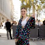 Kanika Kapoor Instagram - Thank you @louisvuitton for having me.. #parisfashionweek #pfw2023 #louisvuitton #yayoikusama #paris #kanikakapoor Styling/ assisted @purna02 Skin prep - @dr_marwaali Paris, France