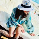 Kanika Kapoor Instagram - Never ending love for #emiliopucci 🌈 @emiliopucci ✨🌈 #kanikakapoor #summervibes #summertime #music #love #mykonos