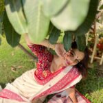 Kanika Maheshwari Instagram - Beneath the tree's gentle shade, wrapped in the elegance of a beautiful saree, every moment is a dance of serenity and excitement. 🌳🌺✨ #life #godbless #blessed #love #peace #believer #bekind #beautiful #peaceful #saree #sareefashion #sareelover #indiansaree #sareeindia #red #ootd #fashionista #healing #loveyourself #instagood #nature #photooftheday #happy #smile #sun #nofilter #redsaree #kanicamaheshwari