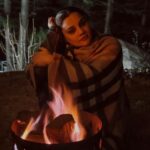 Kanika Maheshwari Instagram - Basking in the campfire glow, an actor’s thoughts ignite, creating a symphony of emotions under the starlit stage. 🌌🔥 #mountains #winter #trip #vacation #beauty #night #campfire #fire #nature #comfort #beautiful #cozy #coldweather #cold #view #life #amazinglife #lifestyle #love #blessed #kasol #kasoldiaries #kasoltrip #hills #love #happy #happiness #kanikamaheshwari Kasol