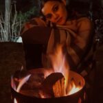 Kanika Maheshwari Instagram - Basking in the campfire glow, an actor’s thoughts ignite, creating a symphony of emotions under the starlit stage. 🌌🔥 #mountains #winter #trip #vacation #beauty #night #campfire #fire #nature #comfort #beautiful #cozy #coldweather #cold #view #life #amazinglife #lifestyle #love #blessed #kasol #kasoldiaries #kasoltrip #hills #love #happy #happiness #kanikamaheshwari Kasol