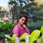 Kanika Maheshwari Instagram - In pink, nature's sync. 🌿💕 Suit: @ambraee_ #beautiful #beauty #love #suit #indiansuit #loving #instagood #photo #photooftheday #photography #sun #sunlight #nature #greenery #princess #amazing #kanikamaheshwari