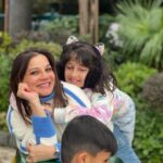 Kanika Maheshwari Instagram - Creating cherished memories with my family in the vibrant heart of Hong Kong.💗💫 #moments #happy #vacation #familytrip #family #favouritepeople #beautifulcity #beautiful #beauty #hongkong #triptohongkong #happiness #blessed #blessings #disneyworld #bigbuddha #enjoyinglife #love #2023 #kanikamaheshwari Disneyland Hongkong