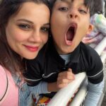 Kanika Maheshwari Instagram - Creating cherished memories with my family in the vibrant heart of Hong Kong.💗💫 #moments #happy #vacation #familytrip #family #favouritepeople #beautifulcity #beautiful #beauty #hongkong #triptohongkong #happiness #blessed #blessings #disneyworld #bigbuddha #enjoyinglife #love #2023 #kanikamaheshwari Disneyland Hongkong