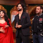 Kanika Mann Instagram - Swipe left to see why Tara and Dev look so excited ♥️ Don’t forget to tune in to #bigboss weekend ka war this Sunday 💫 #chandjalnelaga #colors #jiocinema