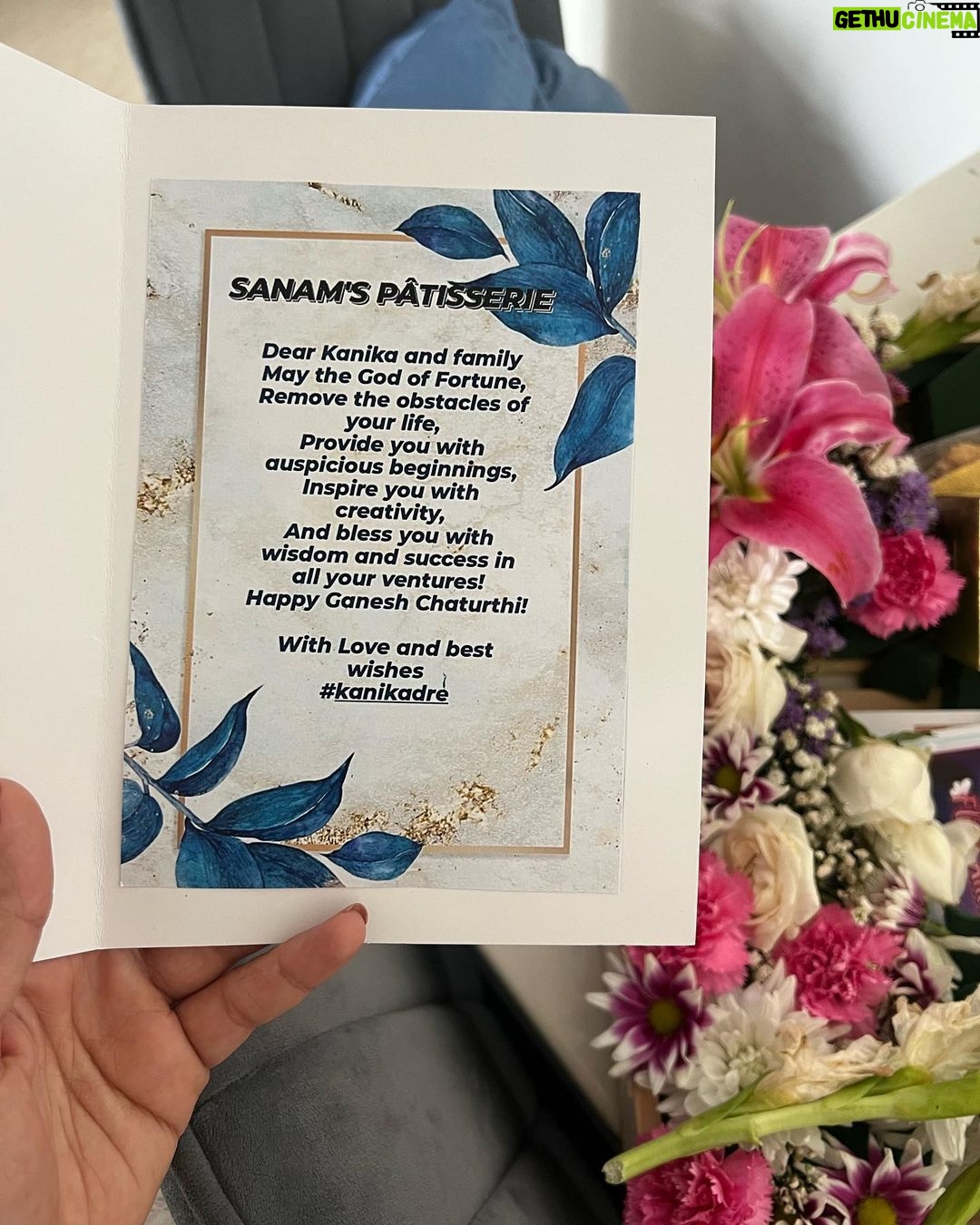 Kanika Mann Instagram - And my BAPPA has come to me in a very beautiful way 💫 So there was a scene today , where my coactor gives Ganapati ji to me wishing for the new journey .. First scene it was , on this beautiful day .. So I thought of bringing him home with me 💫 And here he is .. bringing the rains too 😊 Happy Ganesh Chaturthi 💫 Also thanks #kanikadre for your wishes .. ♥️ I wish the same for you all 🤷🏻♀️