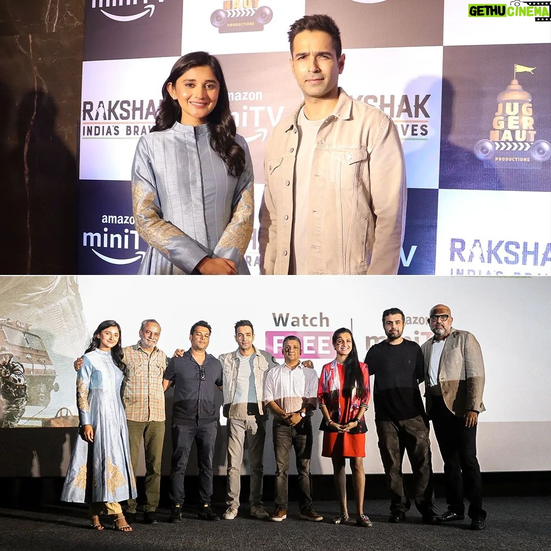 Kanika Mann Instagram - a special screening of Rakshak portraying the extraordinary story of a brave young soldier, Lt Triveni Singh #Rakshak out now on Amazon miniTV jo hai aapke Amazon shopping app par bilkul FREE! #RakshakOnAmazonminiTV