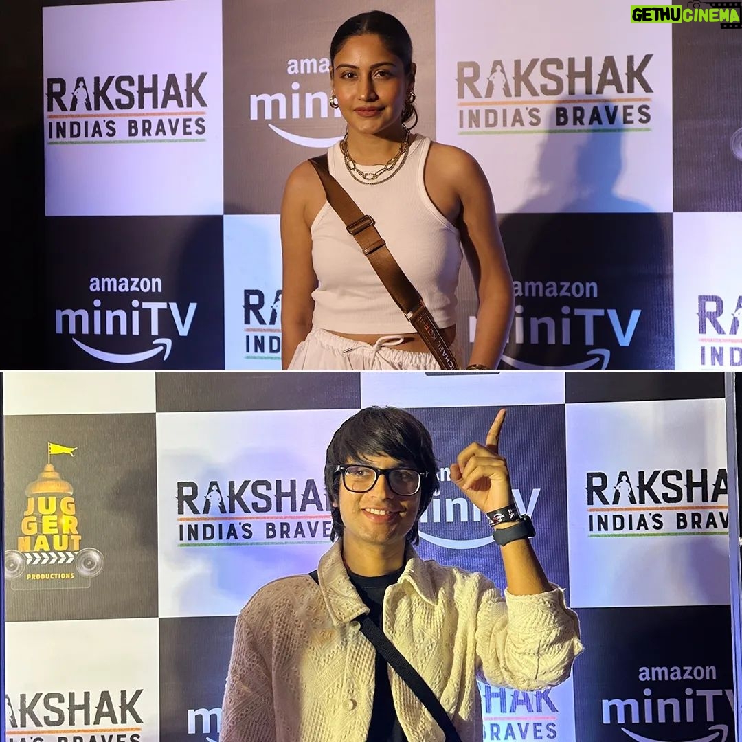 Kanika Mann Instagram - a special screening of Rakshak portraying the extraordinary story of a brave young soldier, Lt Triveni Singh #Rakshak out now on Amazon miniTV jo hai aapke Amazon shopping app par bilkul FREE! #RakshakOnAmazonminiTV