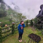 Kanika Mann Instagram - I clicked a few for you 💙 Coz the pictures were doing injustice to the beauty of reality there 🙄 It was really dreamy 💫 Don’t miss the rainbow in the 3rd slide 🌈 . . . This place is surreal ☁️ Thanks for the wonderful hospitality @blanketmunnar 🧡 Munnar Kerala