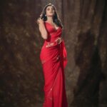 Kanika Mann Instagram - Pleeeeeeeeeeeeeez Help me choose the best …♥️ Styled by : @kmundhe4442 Outfit by : @@thelabelkirtisinghofficial Mua : @komalkumavat_makeovers Hairstylis : @rutujahairstylist Jewellry by : @the_jewel_gallery Photographer: @gohil_jeet
