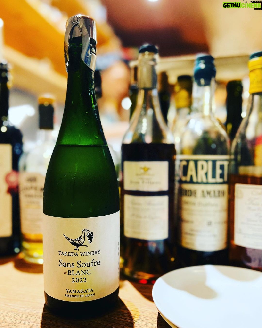 Kaoru Okunuki Instagram - . 東京に戻ってからも何度も思い出す、プルピエの夜 @pourpier_naturalwine 息子とカウンターに並んで 店主の洋一郎さんと楽しくおしゃべりしながら ほんとのほんとに美味しいナチュラルワインと お料理をいただいて 台湾から旅行に来ていたカップルが "Wachgekusst めざめのキス"というワインを飲みながら 幸せそうにしているのを、微笑ましく眺めていた プルピエのためだけにまた山形に行きたいなあと あれからずっと思っている ・Sans Soufre Blanc 2021 Takeda Winery Yamagata ・Detonation Riesling 2021 Immich-Batterieberg Germany ・numero due 2020 Grape Republic Yamagata ・Lorenz Wachgekusst Secco Rose NV Lorenz Germany ・Salento Mondo Nuovo Primitivo 2017 Morella Italy
