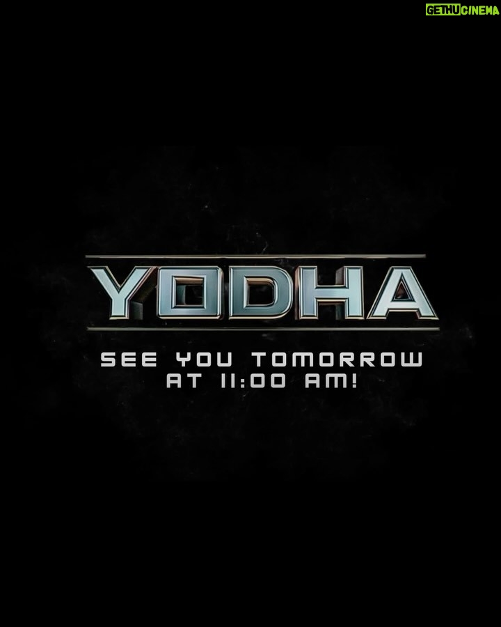 Karan Johar Instagram - All eyes set to the sky above…BIG THINGS ARE COMING RIGHT UP…stay tuned and see you tomorrow at 11am!🔥🔥 #Yodha @apoorva1972 @shashankkhaitan @sidmalhotra @dishapatani @raashiikhanna @sagarambre_ #PushkarOjha @primevideoin @dharmamovies @mentor_disciple_entertainment @aafilms.official @tseries.official