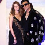 Karan Johar Instagram - I have known Nandi for decades now, and walking today is not just about fashion, it’s about friendship, love and a retrospective reflection of the past. The first time I ever walked on the ramp was for Nandi, and this time around it’s equally special. Nandita’s versatile designs from 20 years ago are relevant even today, and will remain so for the next 20!!! @nanditamahtani … big love to you always!!!! 📷 @thehouseofpixels styling team @team___e @ekalakhani designed by @nanditamahtani managed by @len5bm