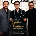 Karan Johar Instagram - This dynamic duo is bringing their signature ‘explosive’ fun to the koffee couch this week!🔥 Catch Ajay Devgn & Rohit Shetty on the latest episode of #KoffeeWithKaranS8. #HotstarSpecials #KoffeeWithKaran Season 8 - new episode streaming 21st Dec on Disney+ Hotstar! #KWKS8OnHotstar @disneyplushotstar @ajaydevgn @itsrohitshetty @apoorva1972 @jahnviobhan @dharmaticent