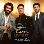 Karan Johar Instagram - Get seated, the boys aka Arjun Kapoor & Aditya Roy Kapur are on the koffee kouch this week and they are bringing the house down!🔥 #HotstarSpecials #KoffeeWithKaran Season 8 - new episode streams from 14th Dec, on Disney+ Hotstar! #KWKS8OnHotstar @disneyplushotstar @arjunkapoor @adityaroykapur @apoorva1972 @jahnviobhan @dharmaticent