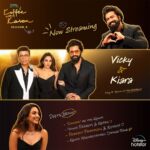 Karan Johar Instagram - To many giggles, proposal stories & unabashed love! Presenting Vicky & Kiara on the koffee kouch!😉 #HotstarSpecials #KoffeeWithKaran Season 8 - new episode now streaming on Disney+ Hotstar! #KWKS8OnHotstar @disneyplushotstar @vickykaushal09 @kiaraaliaadvani @apoorva1972 @jahnviobhan @dharmaticent