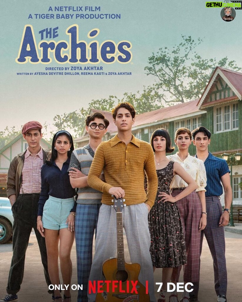 Karan Johar Instagram - #thearchies has been watched!!! A town of Anglo Indians called RIVERDALE! The year is 1964.. And straight from the credit roll you’re sucked right into @zoieakhtar’s world and with her impeccable craft and command she makes sure you’re hooked! The production design, the cinematography,the choreography , the costume design will blow your mind with its on fleek detailing and aesthetic victories! Zoya and Reema not only speak of friendship and the traumas of genZ love but also of what a teenage mind can feel when they combat their sexual orientation and fear judgement ( watch out for this tender moment my favourite scene in the film) …but very subtly they adress climate change , voice of a minority and the need to uprise to injustice all this packaged to a zingy and zanny musical!! I felt young and wanted to be a friend to this magnificent 7 and go back in time where I spent hours reading this delicious comic series! The new kids on the block are fantastic… Agastya Nanda ( get onto Insta baby) is fantastic ! He makes a complicated and sometimes an unlikeable character so lovable! He had me at hello!!! @mihirahuja_ is Brilliant he has impeccable comic timing and yet scores in very emotional beat! I loved @dotandthesyllables she is like sunshine through and through @khushi05k as Betty broke my heart in the most beautiful way! Watch out for her silent moments … and her compassionate eyes ! A heart breaker in every way !!!! Loved her! @suhanakhan2 as VERONICA is coquettish , vulnerable and sassy ! All this with the ease of a veteran ! Watch her moves and grooves and that sass hits its out of the green park! She’s here to stay and conquer! @yuvrajmenda is just so so good!!!!! He had me in tears in one scene and please note his “thank YOUU” is going viral very soon!!!! @vedangraina as REGGIE walks the talk! He oozes charm and confidence in equal measure and has that movie star swag!! Also dances with unabashed ease! Congratulations to @zoieakhtar and @reemakagti1 for making my evening so special! Nostalgia and a rocking musical! I am not complaining! Congratulations to Monika and team @netflix_in for executing such a brilliant and strategic campaign! Watch it asap!❤️