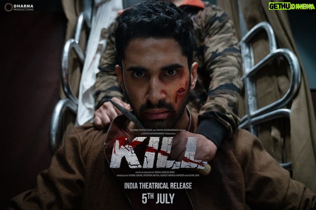 Karan Johar Instagram - Blood. Blood. And blood!🗡 We are unleashing this beast of a film to you - #Kill in theatres on 5th July 2024 in India. @itslakshya @tanyamaniktala @raghavjuyal @nix_bhat @apoorva1972 @guneetmonga @achinjain20 @dharmamovies @sikhya