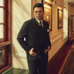 Karan Johar Instagram - For @ficci_india styled by @ekalakhani in @masculineofficial 📷 @sheldon.santos #suited