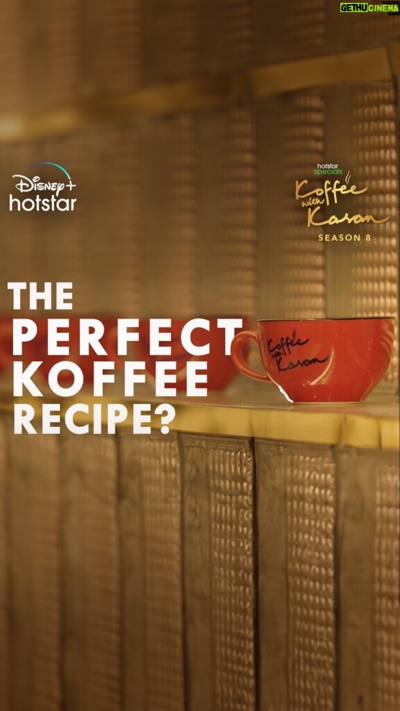 Karan Johar Instagram - There’s a lot more brewing…but are you ready for this ‘koffee’ to be spilled?☕️😉 #HotstarSpecials #KoffeeWithKaran Season 8 - new episode every Thursday only on Disney+ Hotstar! #KWKS8OnHotstar @disneyplushotstar @apoorva1972 @jahnviobhan @dharmaticent