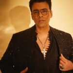 Karan Johar Instagram - Shine on! It’s the season to….. styled by @ekalakhani in @farazmanan 📷 @sheldon.santos