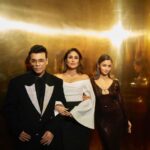 Karan Johar Instagram - Drops tonight!!!!! Midnight!!! My favourite girls on the koffee Kouch! Only on @disneyplushotstar #koffeewithkaran 📷 @thehouseofpixels @dharmaticent @kareenakapoorkhan @aliaabhatt