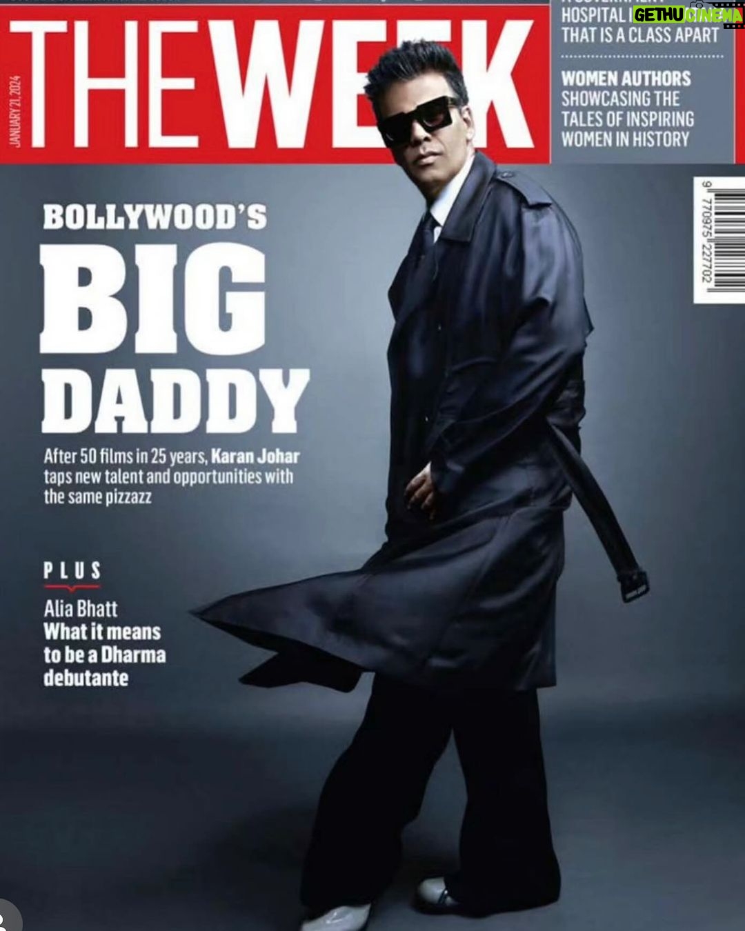 Karan Johar Instagram - Thank you @namratazakaria for our in depth chat and your detailed research! Rarely does an interview feel this solid! @theweek_magazine …❤️🙏