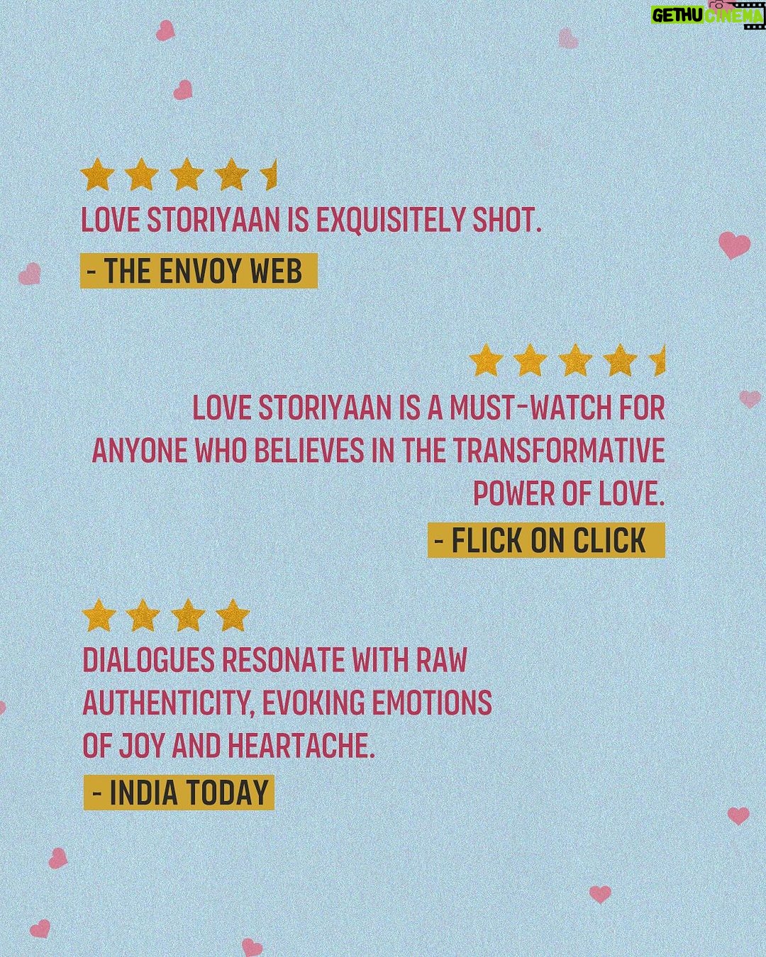 Karan Johar Instagram - Love and only love in the air today!! #LoveStoriyaan, watch now only on @primevideoin and get your dose of sacchi mohabbat from these sachhi kahaaniyaan!ππππ @apoorva1972 @somenmishra @indikarakshay @archana99999 @collindcunha @serialclicker811 @shaz.3.0 @vivek.sonni @dharmaticent @indialoveproject