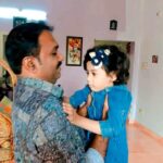 Karate Kalyani Padala Instagram - ఎంతైనా కూతురు తండ్రి బాండ్ చెప్పడానికి మాటల్లేవ్...మా తమ్ముడు పూర్ణా వాళ్ళ పాప తో... శ్రీరామా రక్ష 🎉🎉🎉🥰🥰🥰😍😍🤗🤗🤗🤗