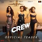 Kareena Kapoor Instagram - Kursi ki peti baandh lein, kyuki yahan ka taapmaan aapke liye bahot garm hone vala hai ❤️‍🔥 #CrewTeaser out now #CrewInCinemasOnMarch29 @tabutiful @kritisanon @diljitdosanjh and a special appearance by @kapilsharma @saswatachatterjeeofficial #RajeshSharma @shobha9168 @anilskapoor @ektarkapoor @rheakapoor @kumartaurani @rajoosworld #MehulSuri @nidsmehra @jpaarth @vivek.koka @anirudh_k_sharma @balajimotionpictures @akfcnetwork @tips