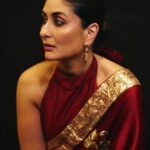 Kareena Kapoor Instagram - Red for the night of the black lady ❤️ #HyundaiFilmfareAwards2024 #GujaratTourism