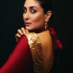 Kareena Kapoor Instagram - Red for the night of the black lady ❤️ #HyundaiFilmfareAwards2024 #GujaratTourism
