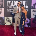 Karen Chuang Instagram - October 20, 2023 :: A family photo from the world premiere of “Taylor Swift: The Eras Tour” on October 11, 2023 in Los Angeles, CA. My first premiere post somehow disappeared into the voids of Instagram so here’s another one celebrating a moment with some of the people I love and am inspired by the most that I will cherish forever. Thank you Taylor for continuing to shower us with boundless opportunity and kindness ♥️✨ Fun fact: My whole look was thrifted 🌎 Dress: Miss Circle from Wasteland Highland Park (@shopwasteland) Shoes: Jimmy Choo from Dresscue Atwater Village (@dresscue.la) #taylorswift #tstheerastourfilm #erastour #filmpremiere #dancer #thriftstorefinds #redcarpet #losangeles #karenchuang Los Angeles, California