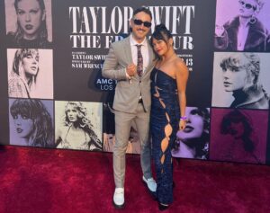 Karen Chuang Instagram - October 20, 2023 :: A family photo from the world premiere of “Taylor Swift: The Eras Tour” on October 11, 2023 in Los Angeles, CA.

My first premiere post somehow disappeared into the voids of Instagram so here’s another one celebrating a moment with some of the people I love and am inspired by the most that I will cherish forever.

Thank you Taylor for continuing to shower us with boundless opportunity and kindness ♥️✨

Fun fact: My whole look was thrifted 🌎
Dress: Miss Circle from Wasteland Highland Park (@shopwasteland)
Shoes: Jimmy Choo from Dresscue Atwater Village (@dresscue.la)

#taylorswift #tstheerastourfilm #erastour #filmpremiere #dancer #thriftstorefinds #redcarpet #losangeles #karenchuang