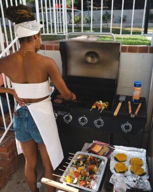 Karen Chuang Instagram - July 26, 2023 :: These are my co-workers, my friends, my family. They are generous, thoughtful, and silly. They are excellent game players and gifted grill masters. I’m grateful and lucky to know them ✨

📸: Jan (@janravnik)

#yeschef #bbq #fourthofjuly #independenceday