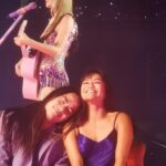 Karen Chuang Instagram - November 24, 2023 :: São Paulo we are feeling all the feels and ready to perform our hearts out for you ♥️🇧🇷✨ Thank you @leonam13 for catching this moment of me and Whyley in “Lover” 🥰 #erastour #southamerica