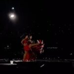 Karen Chuang Instagram - November 13, 2023 :: My first time in Argentina was a dream! Thank you for three electric shows, Buenos Aires ✨ The love and passion you showed us was overwhelming. We felt it and wanted to give it right back! Te amamos ♥️ And big love to Sebastian (@sebastianrojas1904) for this video of one of my favorite moments in 22 with my pal Sam from night three at River Plate Stadium 🥰 #buenosaires #argentina #taylorswift #erastour #tstheerastour #redera #22 #freestyle #dance River Plate Stadium Buenos Aires